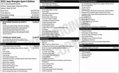 2022 Jeep Wrangler Sport S