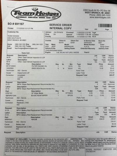 2022 Jeep Wrangler Sport S