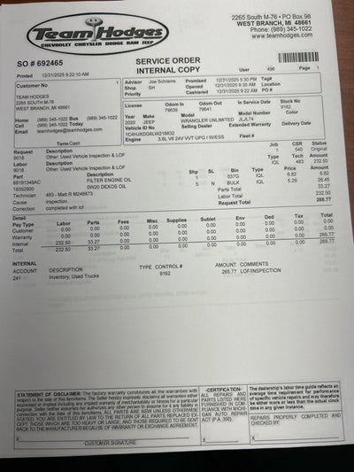 2020 Jeep Wrangler Unlimited Willys