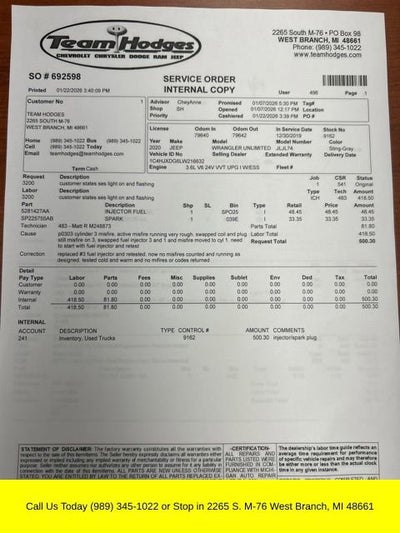 2020 Jeep Wrangler Unlimited Willys