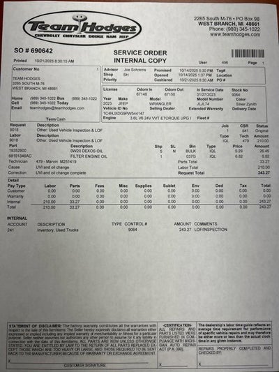 2023 Jeep Wrangler Sport S