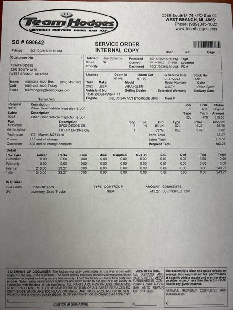 2023 Jeep Wrangler Sport S