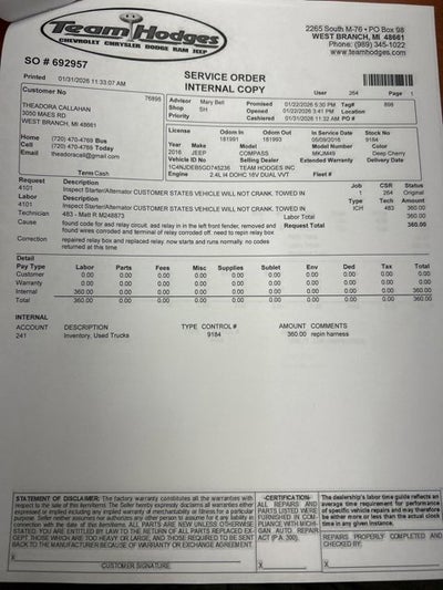2016 Jeep Compass Latitude