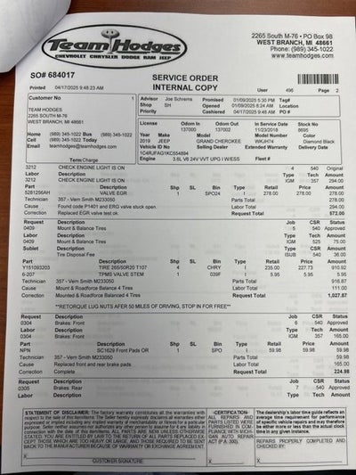 2019 Jeep Grand Cherokee Altitude