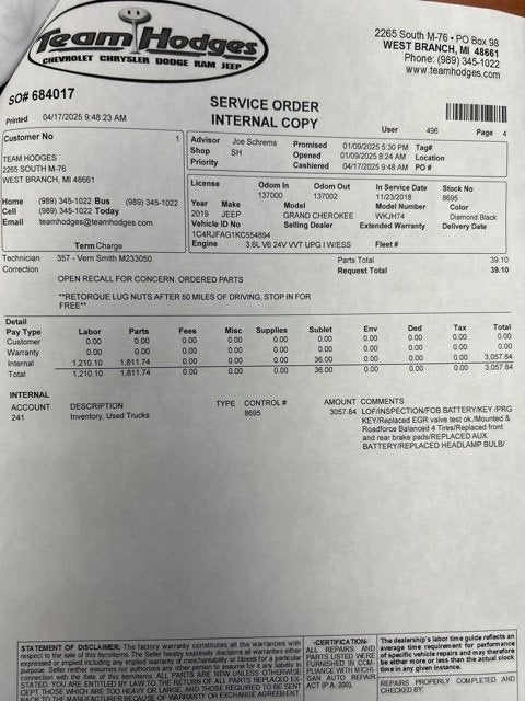 2019 Jeep Grand Cherokee Altitude