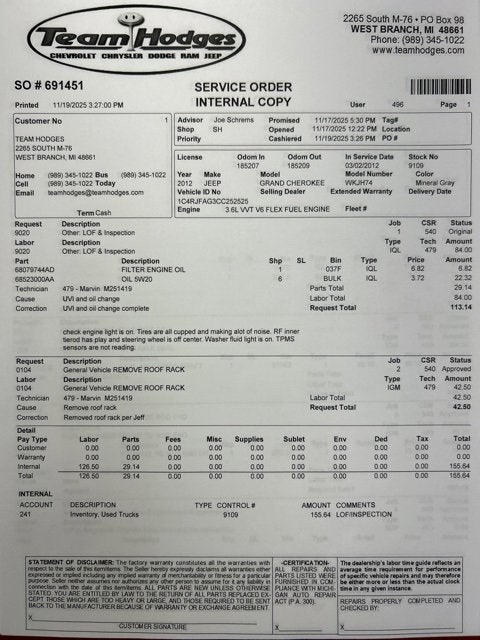 2012 Jeep Grand Cherokee Laredo