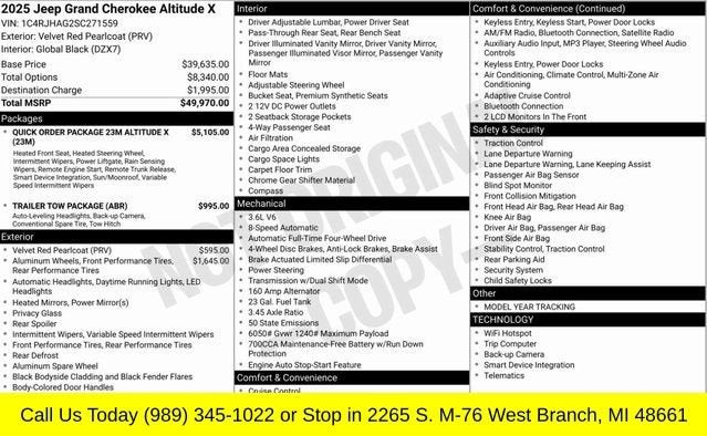 2025 Jeep Grand Cherokee Altitude X