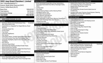 2022 Jeep Grand Cherokee L Limited