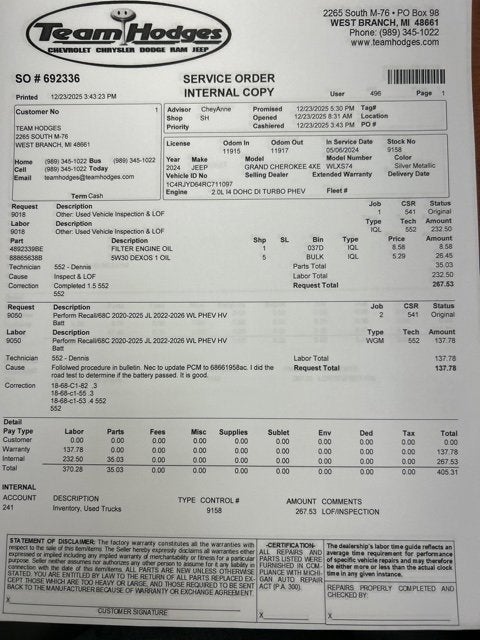 2024 Jeep Grand Cherokee 4xe Overland