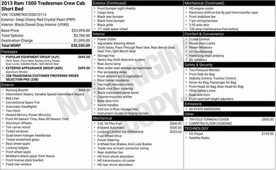 2013 RAM 1500 Tradesman