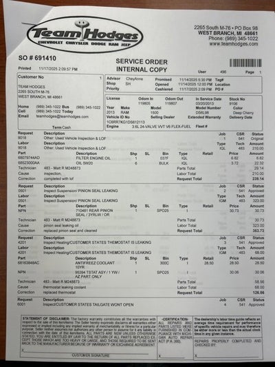 2013 RAM 1500 Tradesman