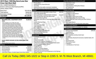 2019 RAM 1500 Big Horn/Lone Star