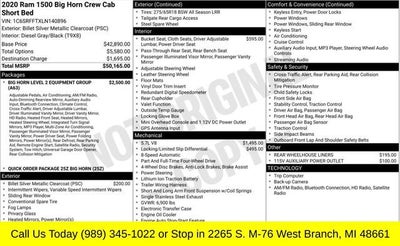2020 RAM 1500 Big Horn