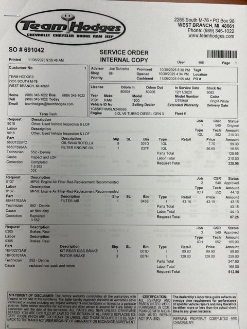 2020 RAM 1500 Limited