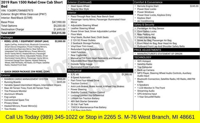 2019 RAM 1500 Rebel