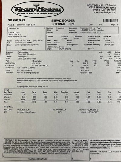 2007 Dodge Nitro SXT