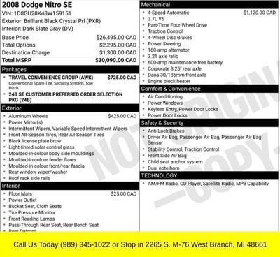 2008 Dodge Nitro SXT
