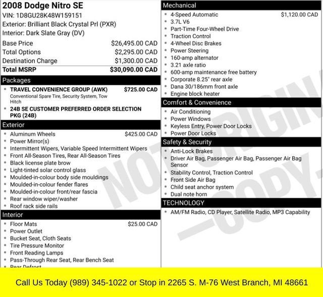 2008 Dodge Nitro SXT