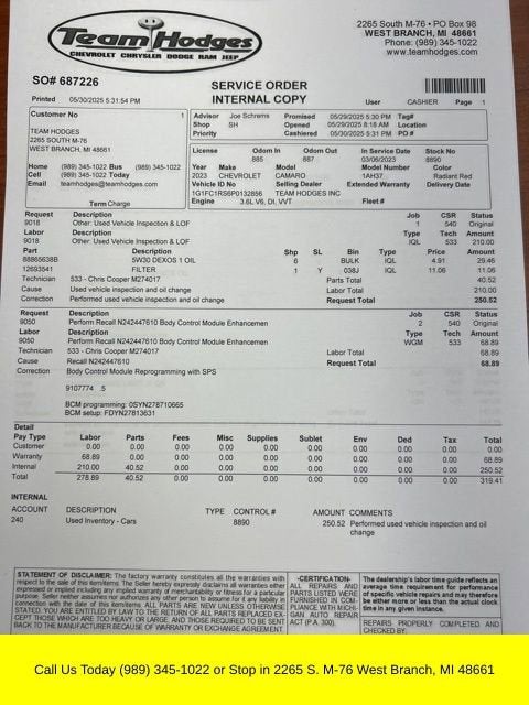 2023 Chevrolet Camaro 2LT