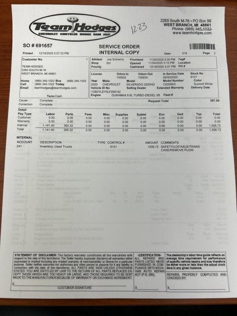 2020 Chevrolet Silverado 2500 HD WT