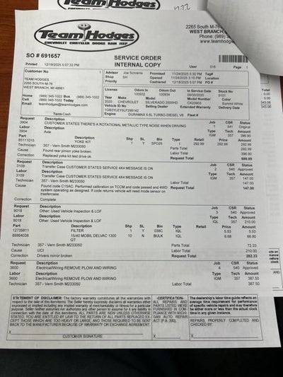 2020 Chevrolet Silverado 2500 HD WT