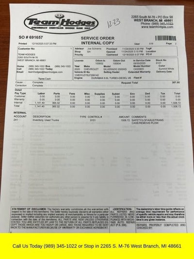 2020 Chevrolet Silverado 2500 HD WT