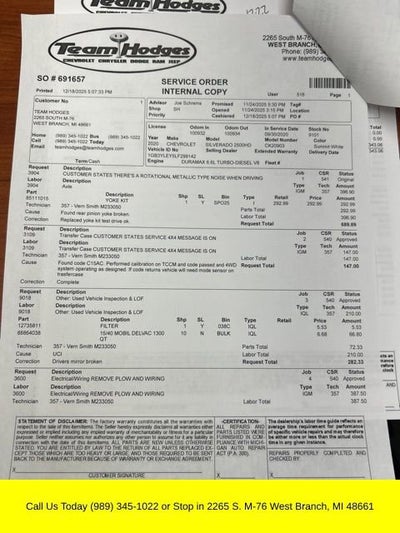 2020 Chevrolet Silverado 2500 HD WT