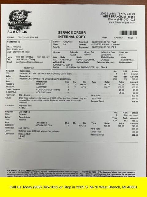 2020 Chevrolet Silverado 2500 HD WT