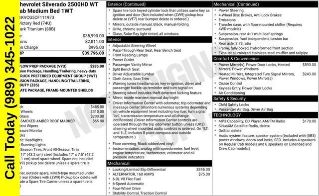 2012 Chevrolet Silverado 2500 HD Work Truck