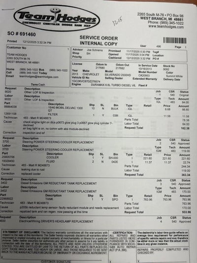 2013 Chevrolet Silverado 2500 HD Work Truck