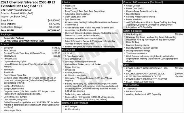 2021 Chevrolet Silverado 2500 HD LT