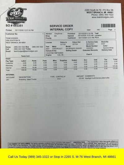 2021 Chevrolet Silverado 2500 HD LT