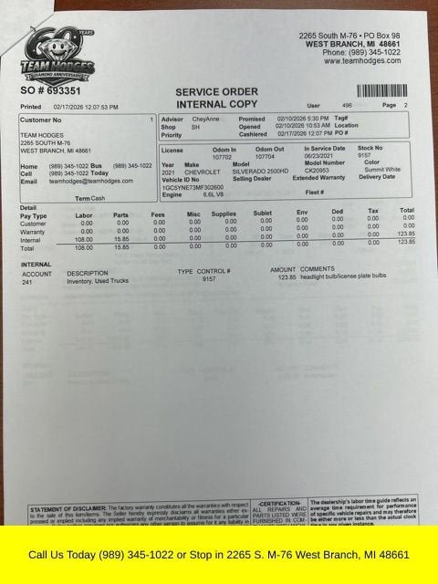 2021 Chevrolet Silverado 2500 HD LT