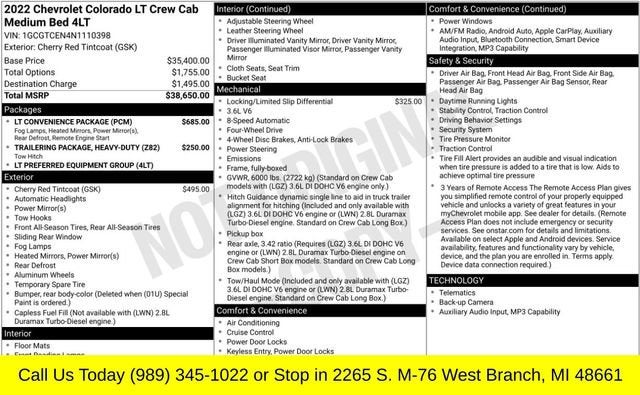 2022 Chevrolet Colorado LT