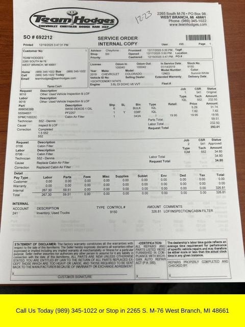 2019 Chevrolet Colorado 4WD LT