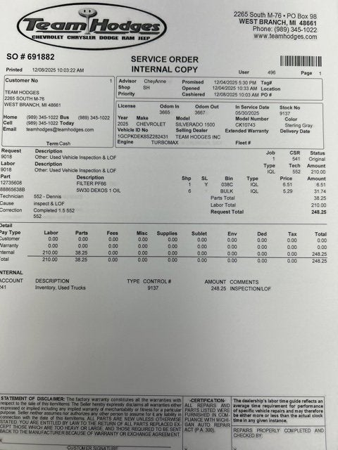 2025 Chevrolet Silverado 1500 LT