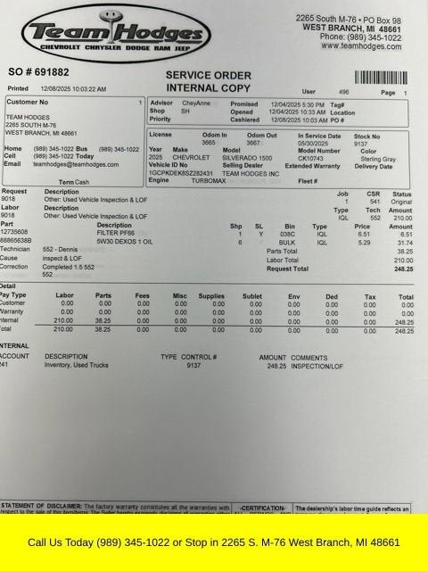 2025 Chevrolet Silverado 1500 LT