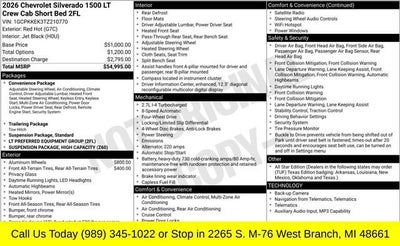 2026 Chevrolet Silverado 1500 LT (2FL)