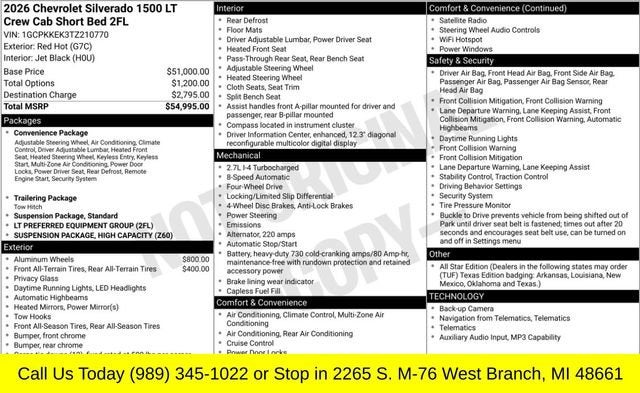2026 Chevrolet Silverado 1500 LT (2FL)