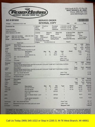 2021 Chevrolet Silverado 1500 LT