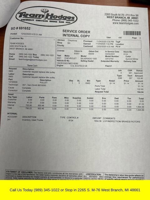 2021 Chevrolet Silverado 1500 LT