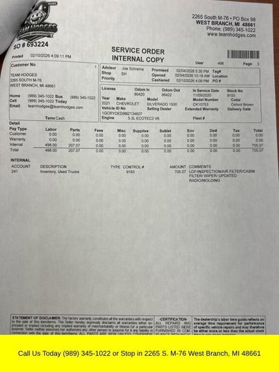 2021 Chevrolet Silverado 1500 LT