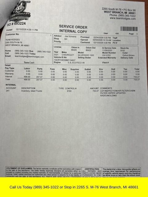 2021 Chevrolet Silverado 1500 LT