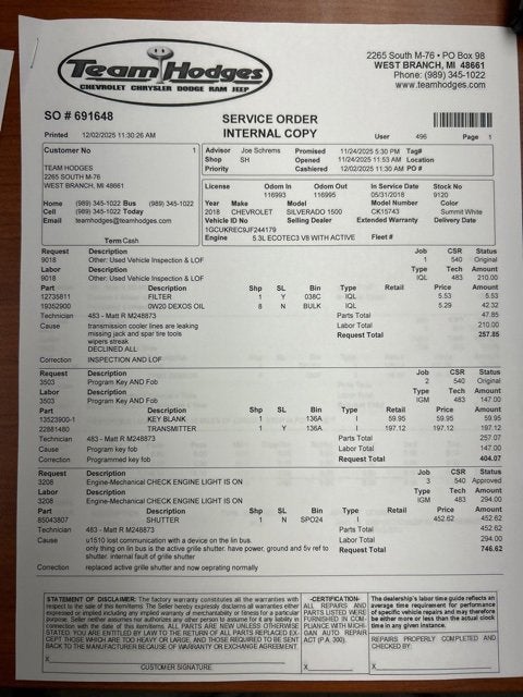 2018 Chevrolet Silverado 1500 LT