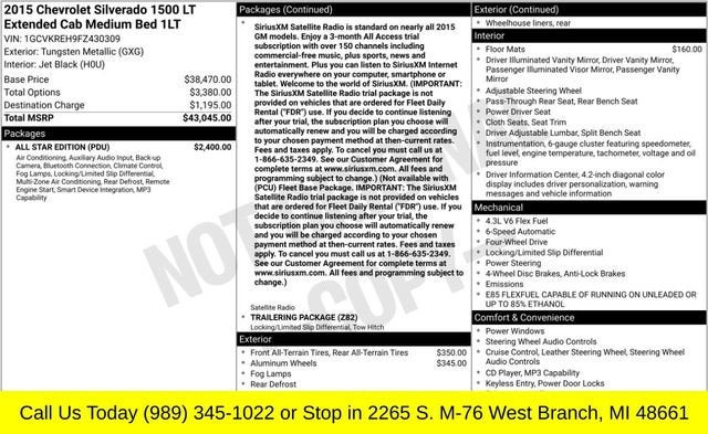 2015 Chevrolet Silverado 1500 LT