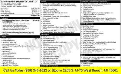 2019 Chevrolet Traverse LT Cloth