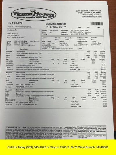 2025 Chevrolet Traverse LT