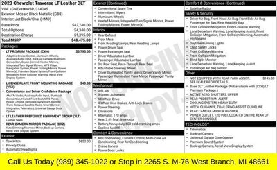 2023 Chevrolet Traverse LT Leather