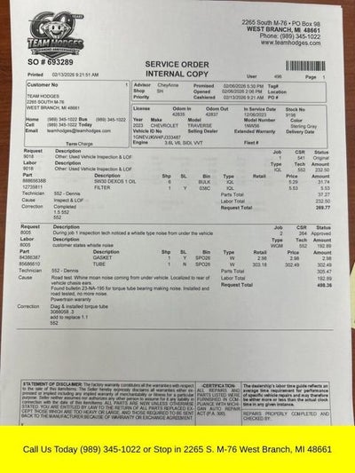 2023 Chevrolet Traverse RS