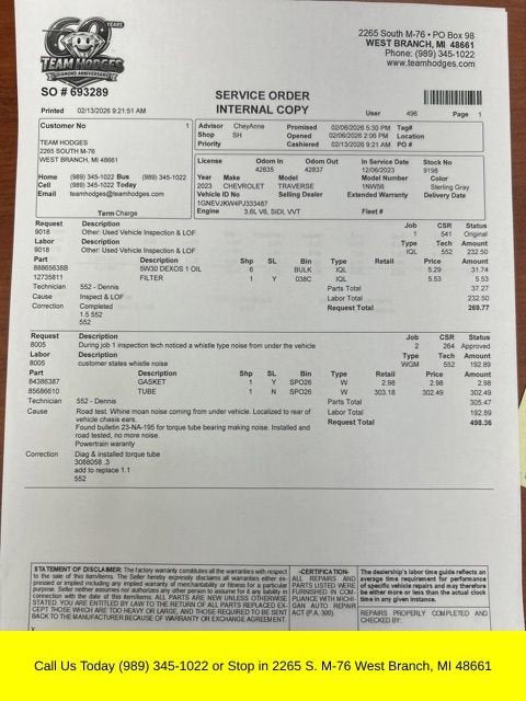 2023 Chevrolet Traverse RS
